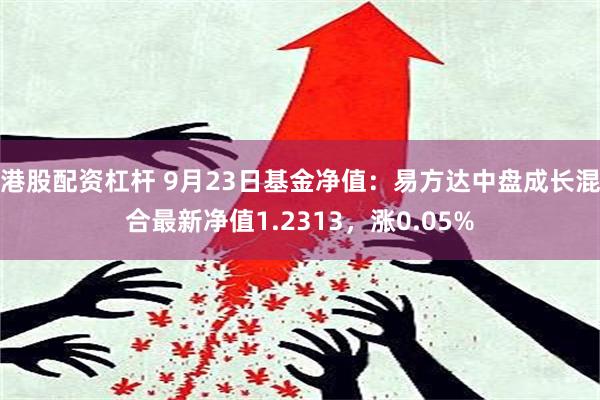 港股配资杠杆 9月23日基金净值：易方达中盘成长混合最新净值1.2313，涨0.05%