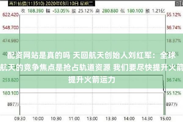 配资网站是真的吗 天回航天创始人刘红军：全球商业航天的竞争焦点是抢占轨道资源 我们要尽快提升火箭运力