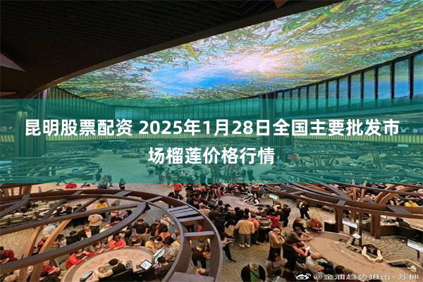 昆明股票配资 2025年1月28日全国主要批发市场榴莲价格行情